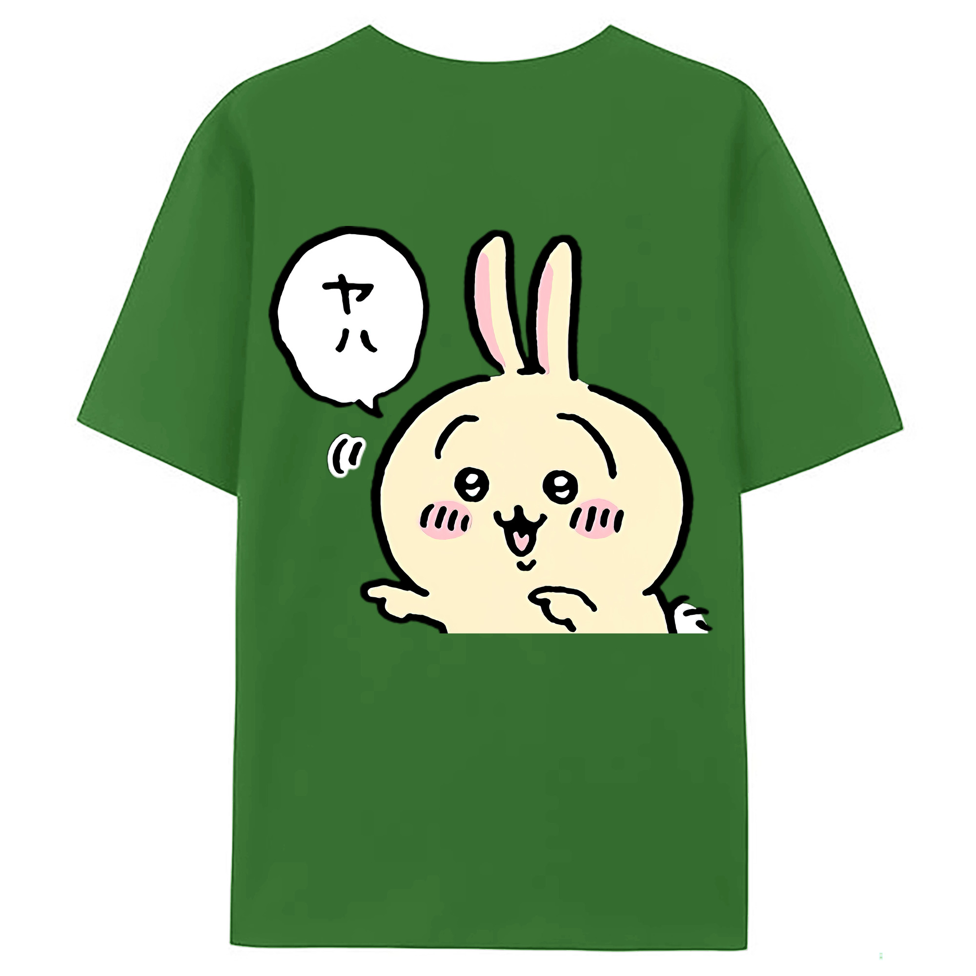 （画像用） ちいかわ うさぎ Chii-kawa usagi レディース半袖Tシャツ(バックプリント)